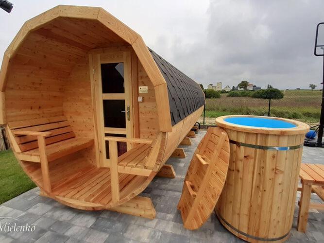 Holiday Home With A Terrace, Sauna, Jacuzzi Mielenko Εξωτερικό φωτογραφία
